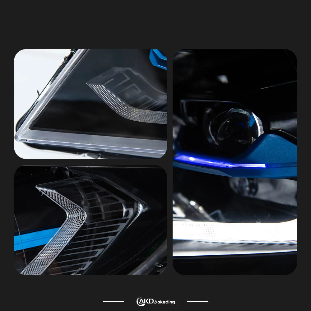 BMW Seria 3 E90 E91 2005-2012 Zestaw reflektorów LED Laser w stylu AKD