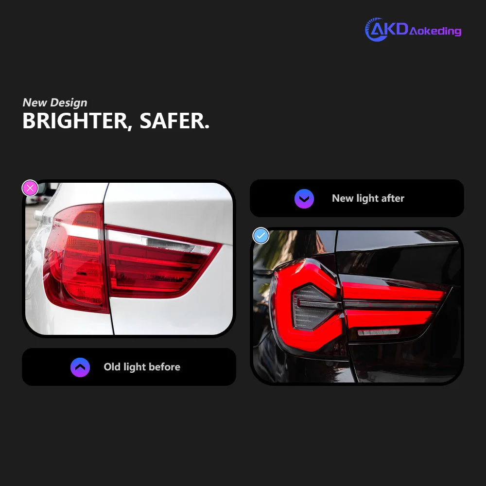 BMW X3 F25 2010-2017 Lampy tylne LED komplet AKD