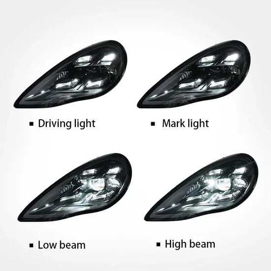Porsche Panamera 970 970.1 2010-2013 Full LED Matrix Style Headlights Plug and Play TYPY