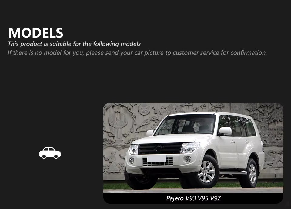 Mitsubishi Pajero V93 V87 V97 2004-2020 LED Headlights Projector Lens AKD