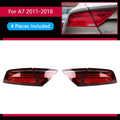 Audi A7 S7 RS7 4G8 2011-2018 LED Tail Lights Modern Style Red Smoked AKD