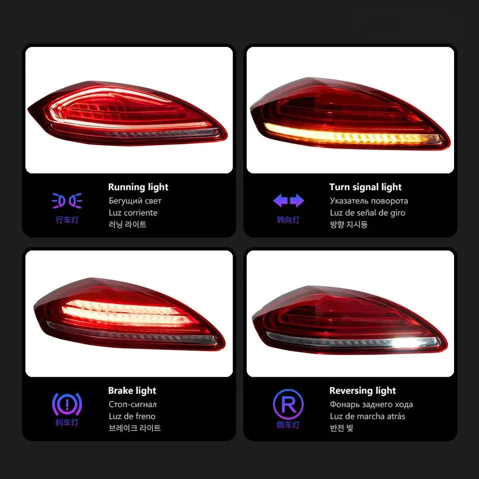 Porsche Panamera 970.1 2010-2013 LED Taillights Tail Lamp TYPY