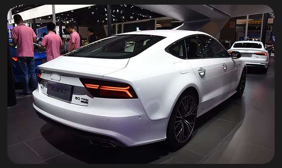 Audi A7 S7 RS7 4G8 2011-2018 LED Tail Lights Modern Style Red Smoked AKD