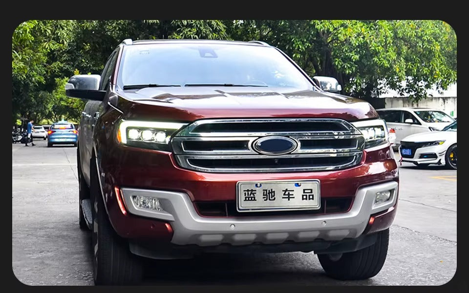 Ford Ranger 2016-2021 LED Headlights Projector Lens Modern Style AKD