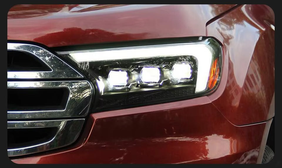 Ford Ranger 2016-2021 LED Headlights Projector Lens Modern Style AKD