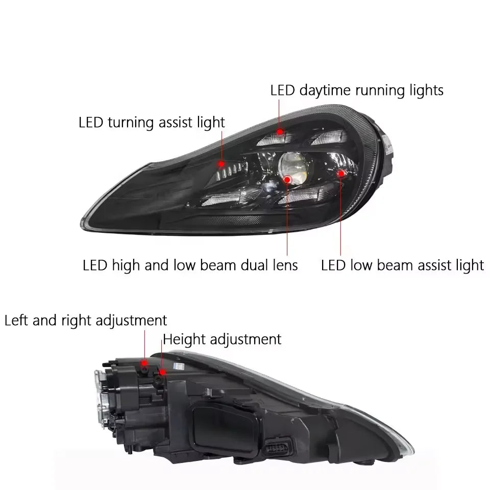 Porsche Cayenne 957 2007-2010 LED Headlights Modern Style TYPY