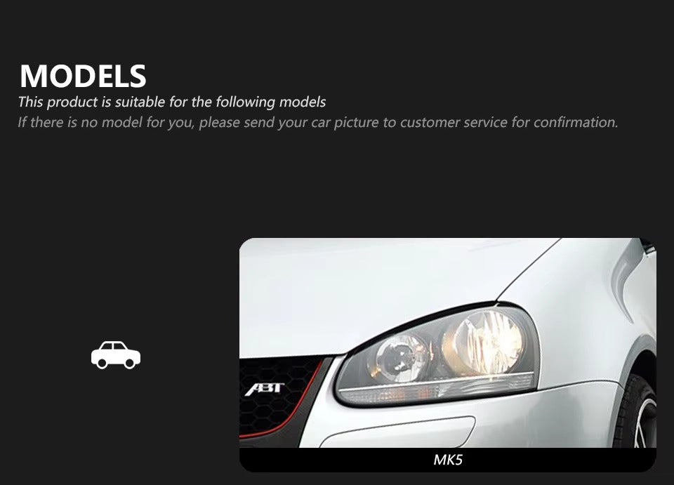 VW Volkswagen Golf MK5 2006-2011 Reflektory LED Soczewka projektora Nowoczesny styl AKD