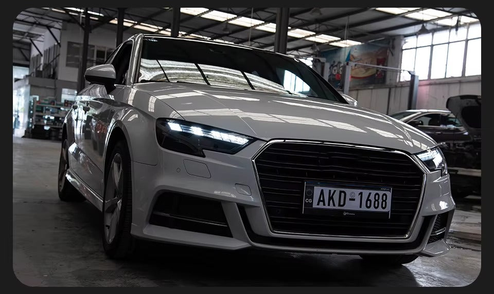 Audi A3 S3 RS3 8V 2017-2020 LED Headlights Matrix Style AKD