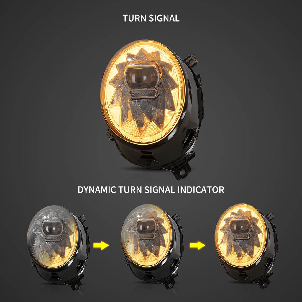 Mini F56 2014-2018 LED Headlights Startup animation VLAND