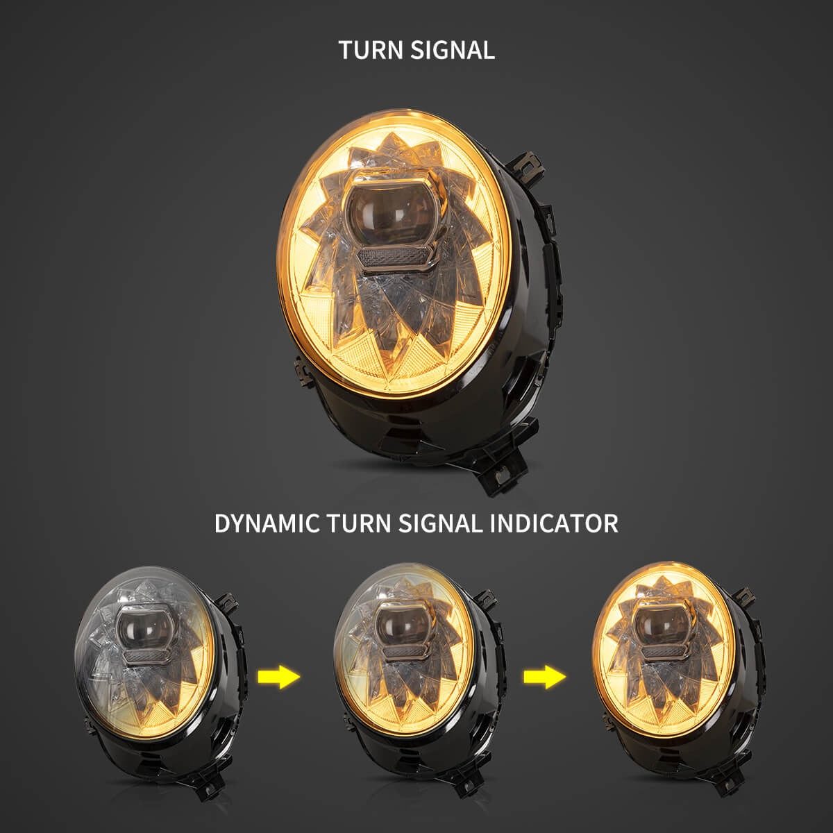 Mini F56 2014-2018 LED Headlights Startup animation VLAND