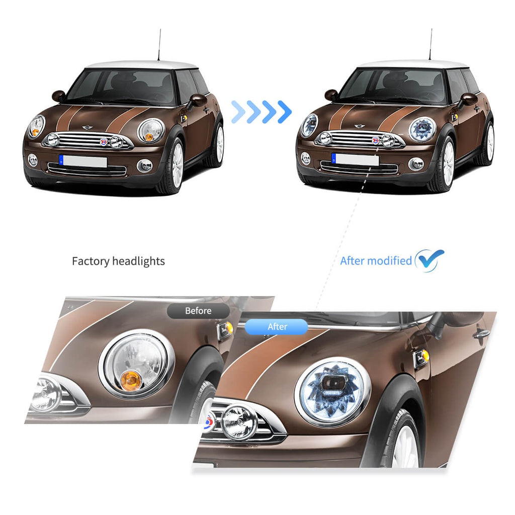 Mini F56 2014-2018 LED Headlights Startup animation VLAND